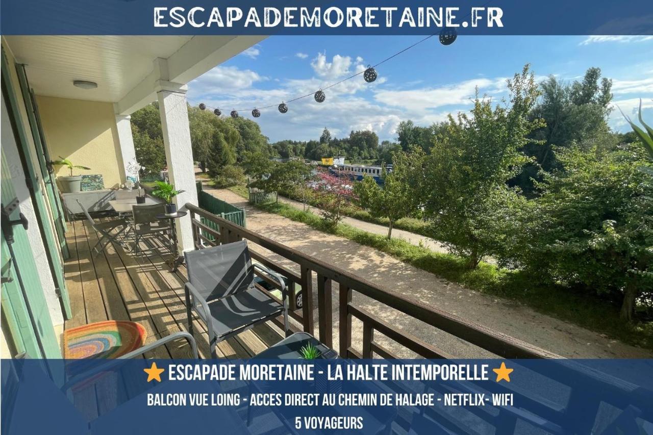 T3-Balcon Plein Sud-Acces Direct Au Bord Du Loing Apartment โมเรต์-ซูร์-ลวง ภายนอก รูปภาพ